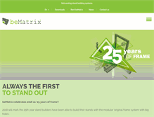 Tablet Screenshot of bematrix.com